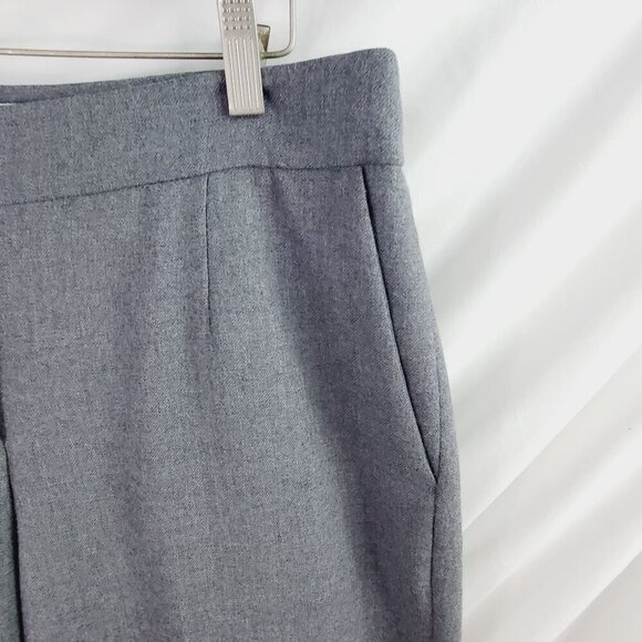 Pendleton Women's Gray Wool Dress Pants Slash Pocket Straight Leg Size 12 (A-2) - Picture 4 of 15